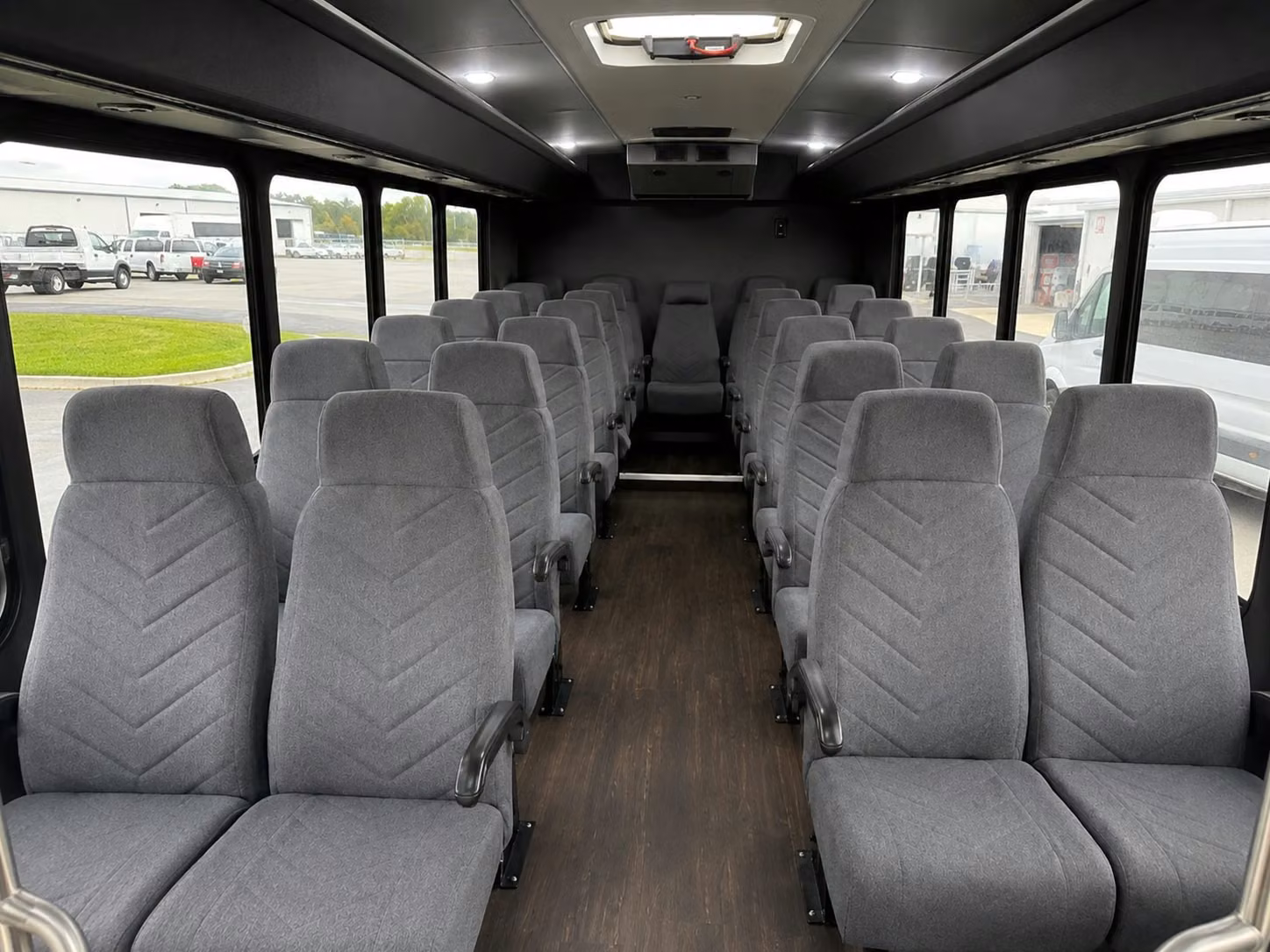 15 passenger minibus interior