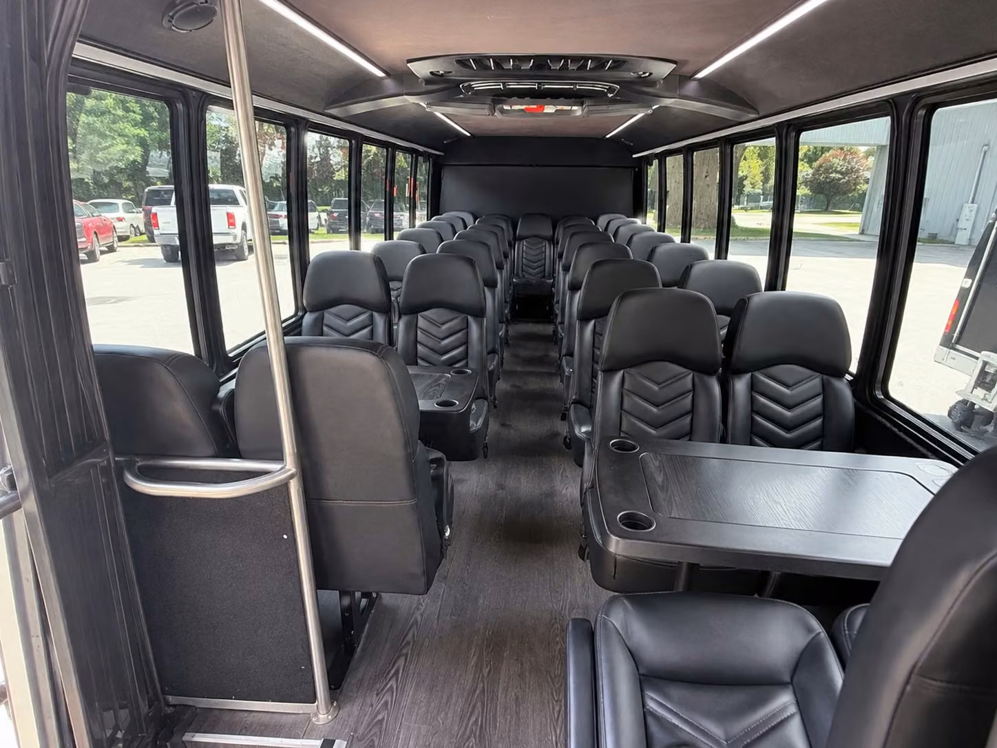 18 passenger minibus interior