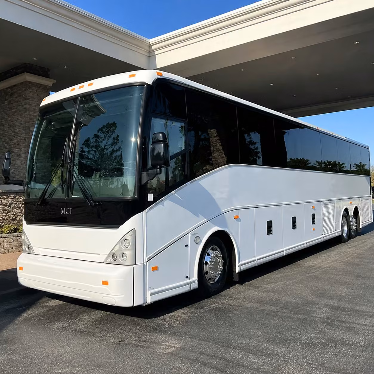 56 passenger charter bus