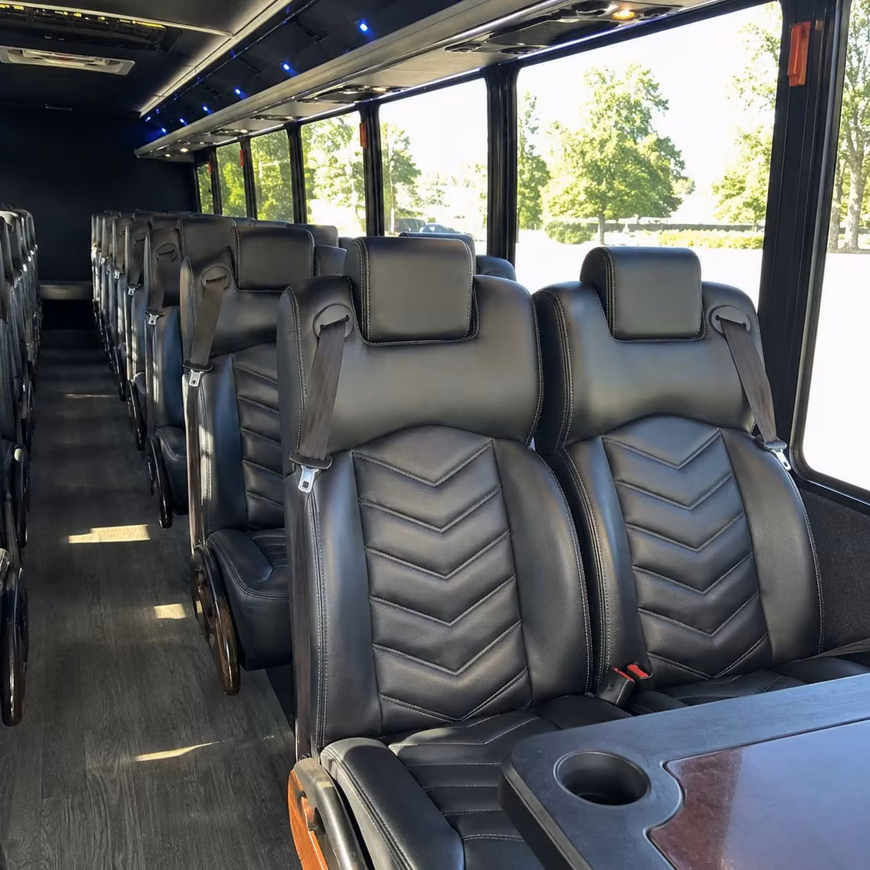detroit 25 passenger minibus rental