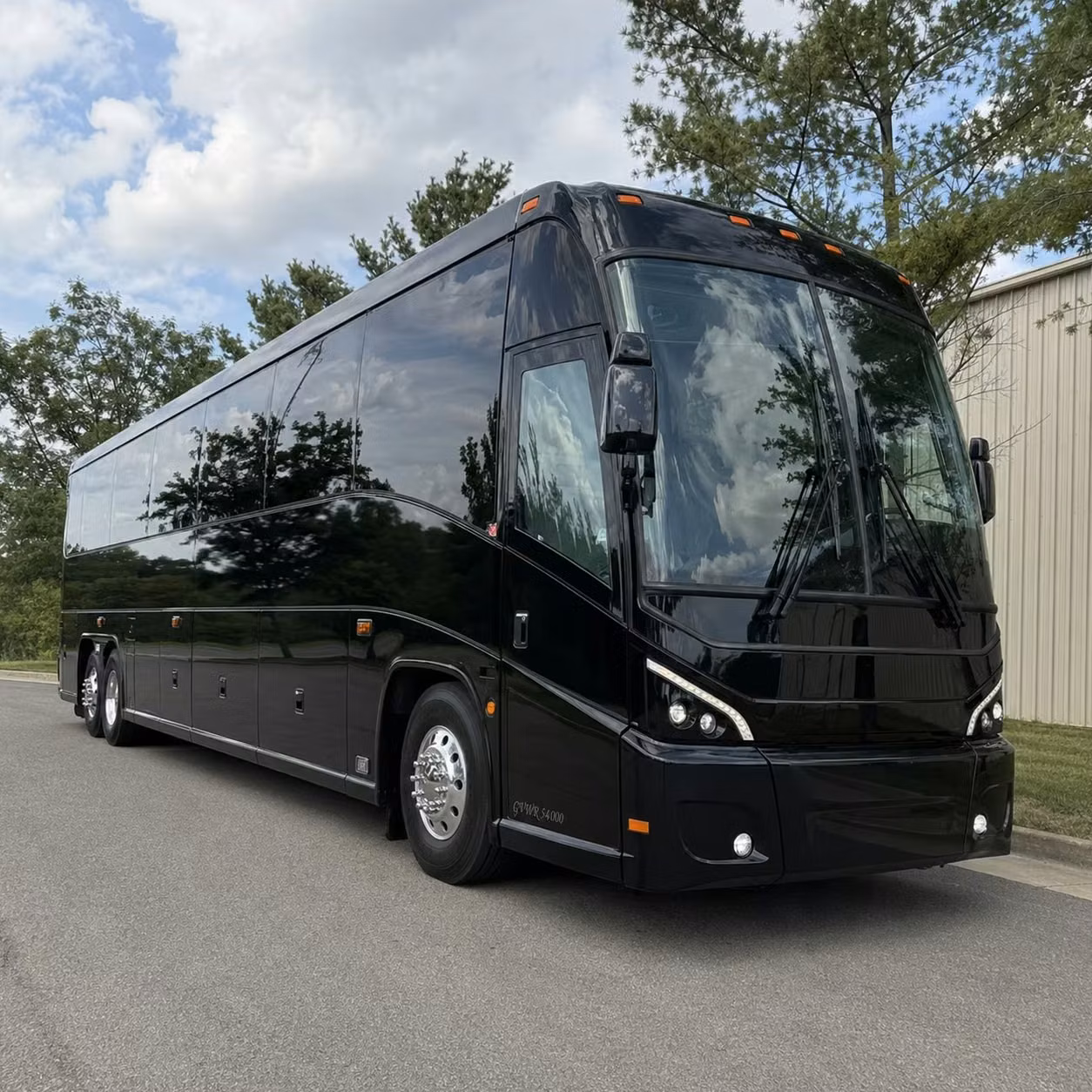 dod compliant charter buses for michigan national guard events and ceremonies