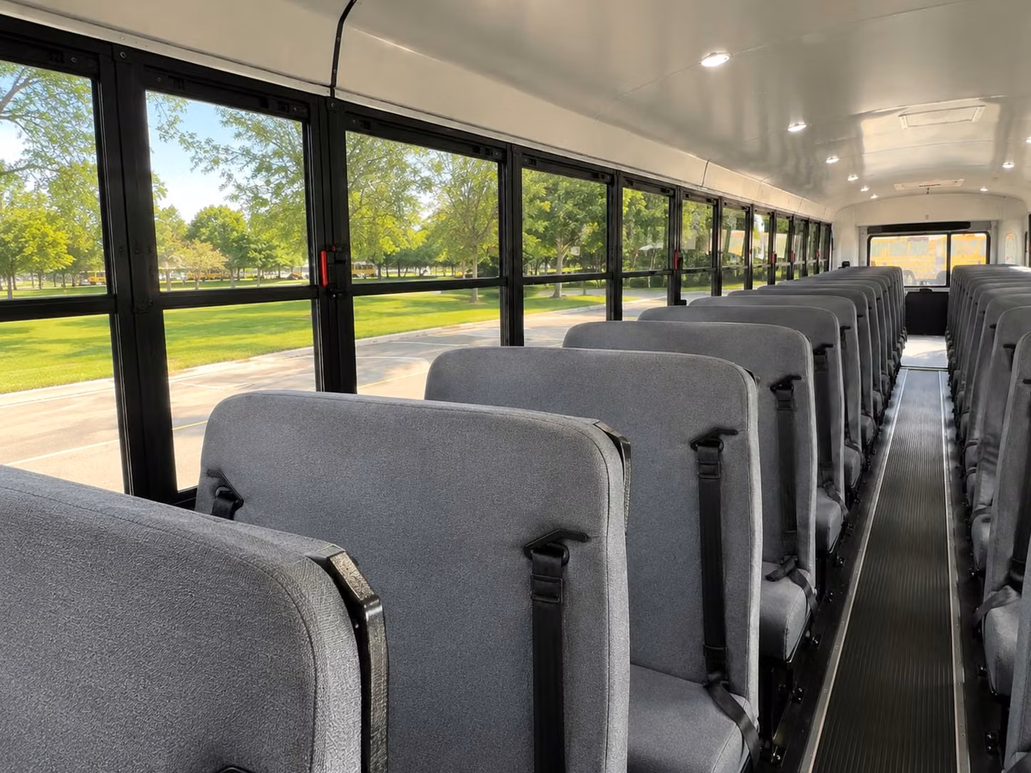 school bus interior